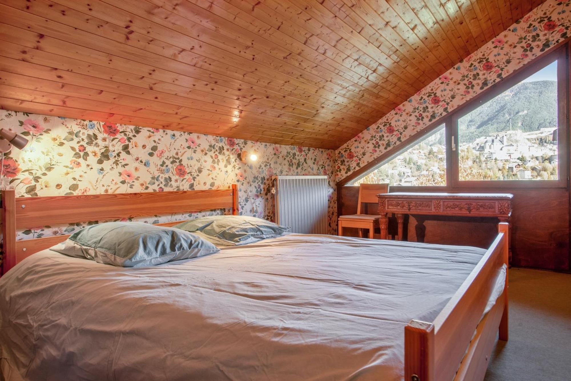Chalet Confortable A Briancon Avec Vue Sur Montagne ภายนอก รูปภาพ